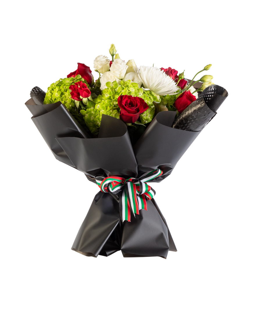 Picture of Crimson Harmony National Day Special Bouquet