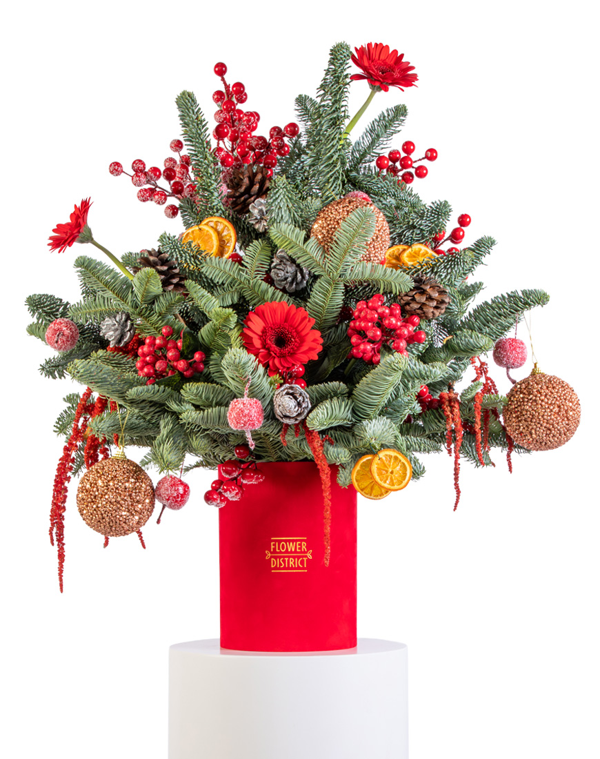 Picture of Christmas Red Radiance Special Flower Arrangement