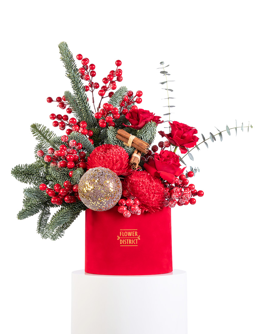 Picture of Christmas Scarlet Spark Special Flower Arrangement