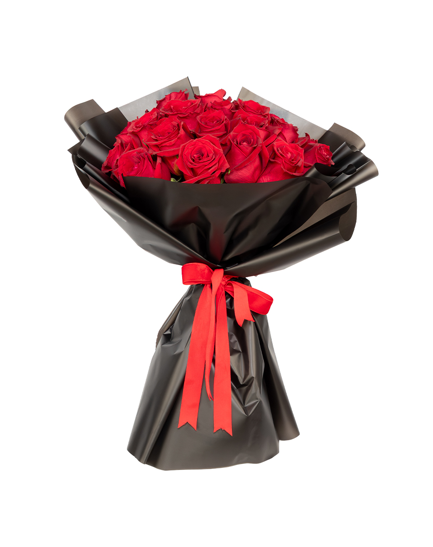 Picture of Midnight Romance Valentine's Day Special Rose Bouquet