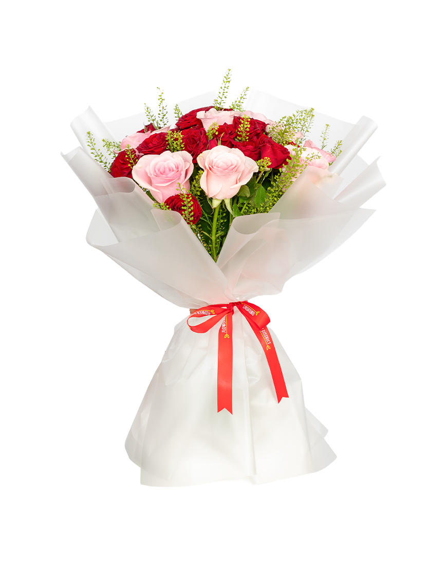 Picture of Gentle Garden Valentine's Day Special Mixed Bouquet