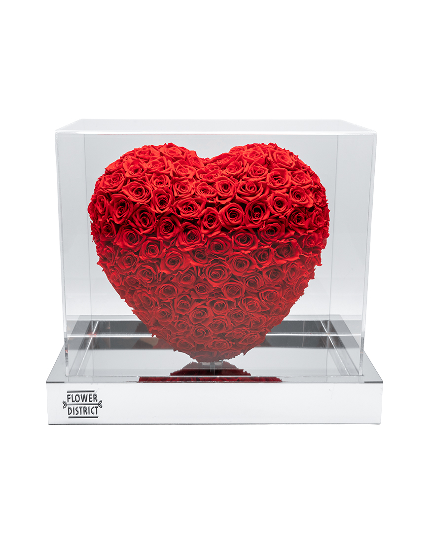 Picture of Crimson Heart Valentine Special Preserved Flower Arrangement