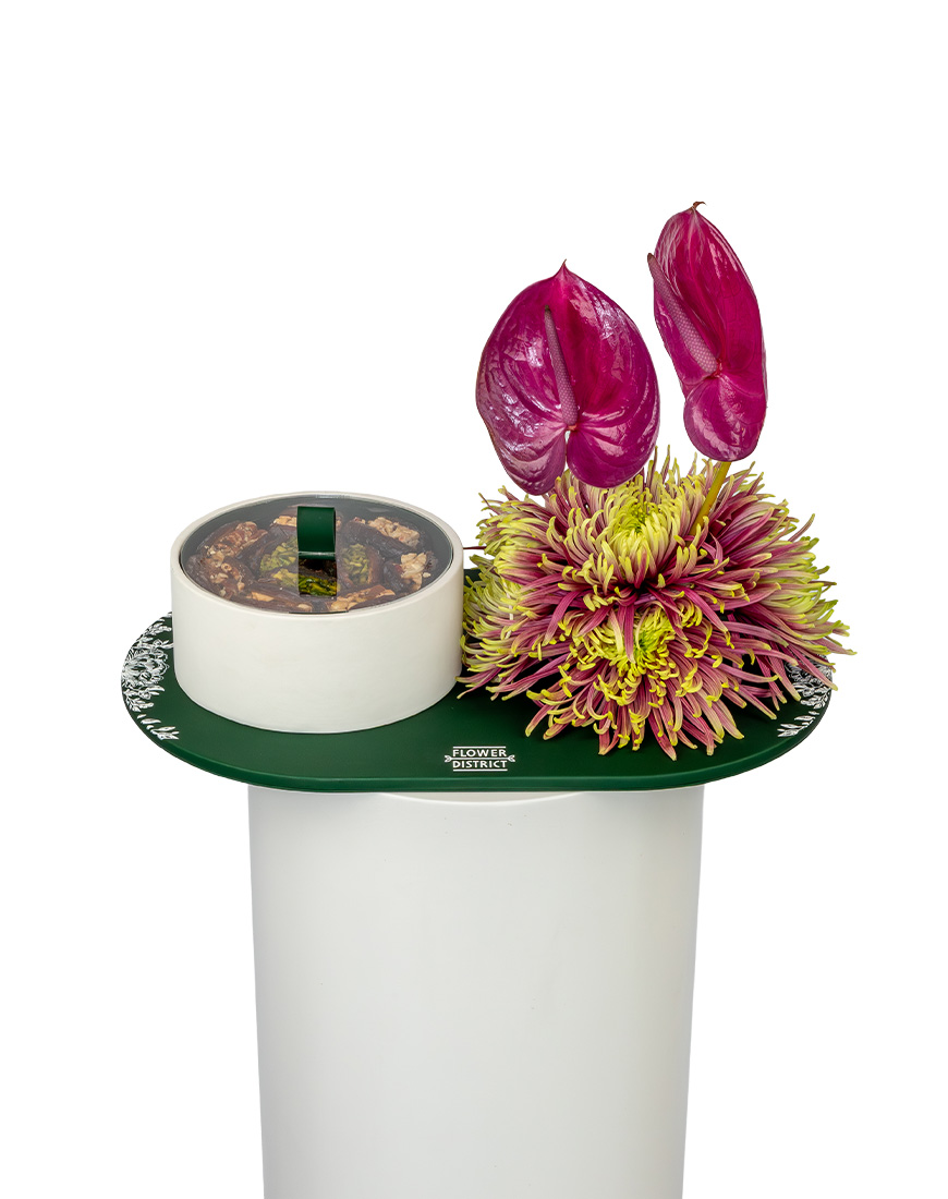 Picture of Crimson Blessing Ramadan Special Flower Arrangement