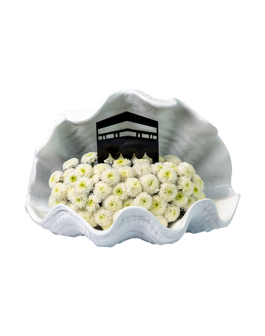 Picture of Snow Petal Hajj Mabroor Flower Arrangement