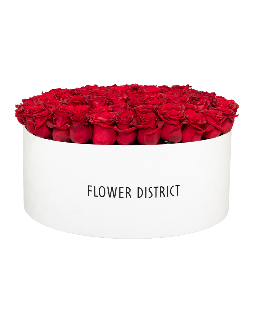 Picture of Scarlet Luxury Large Red Rose Box Arrangement