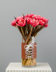 Tulip Red Vase