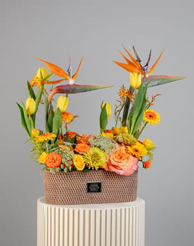 Autumn Harvest Vase Arrangement