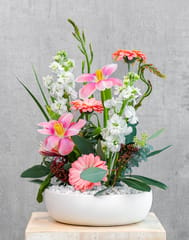 Floral Oasis Vase